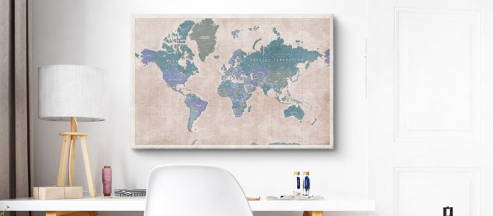 wereldkaart reisorakel